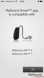 GN ReSound LiNX Hörgeräte made for IPhone